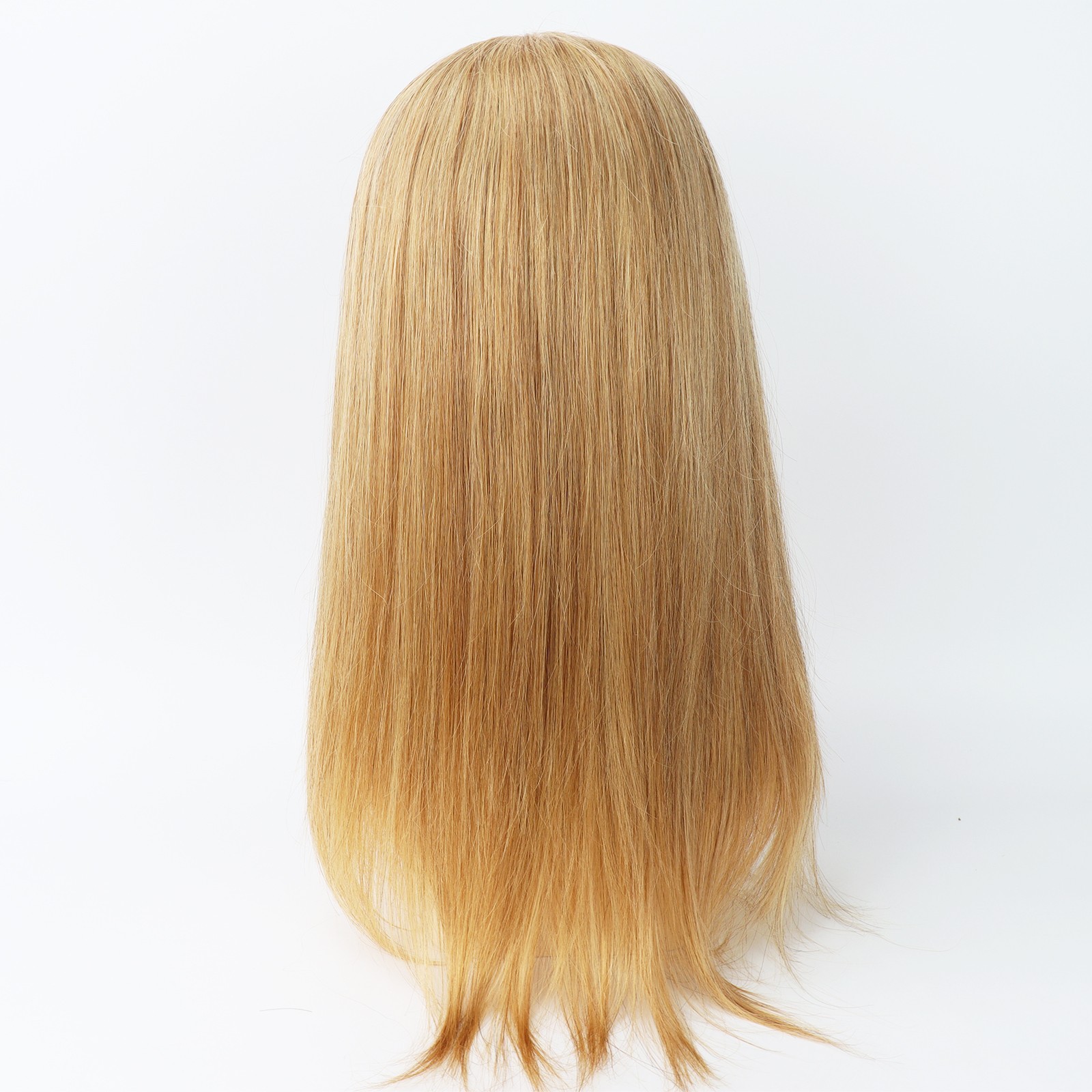 6x6inch Silk Top with PU Around Wig Real Human Hair with Elastic Net Medical Wig