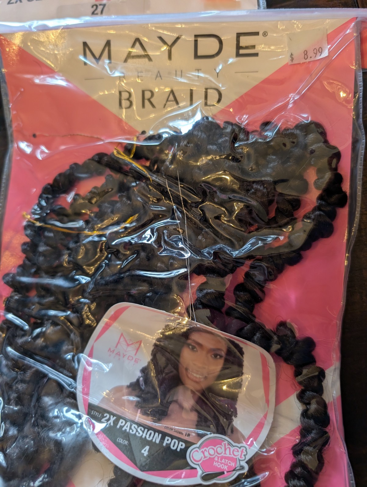 Large Lot Of Hair Synthetic Straight pink orange kids Weave (Box 2) new