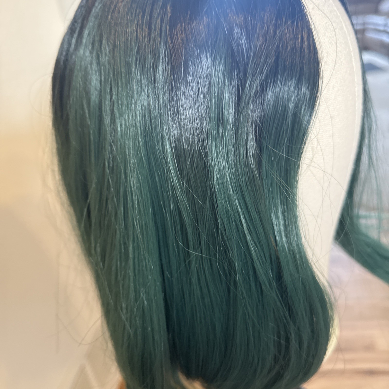 Hard Fronts Hairline Frontal Wig 14”So Soft Rooted Dark GREEN 133
