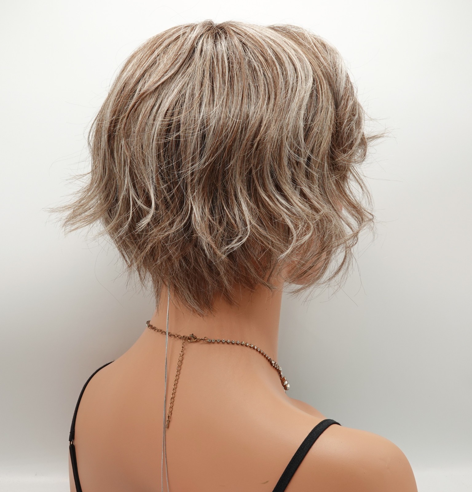 COOKIE Wig ELLEN WILLE Dark Sand Frosted, CLEARANCE HeatFriendly, Mono Part+Lace