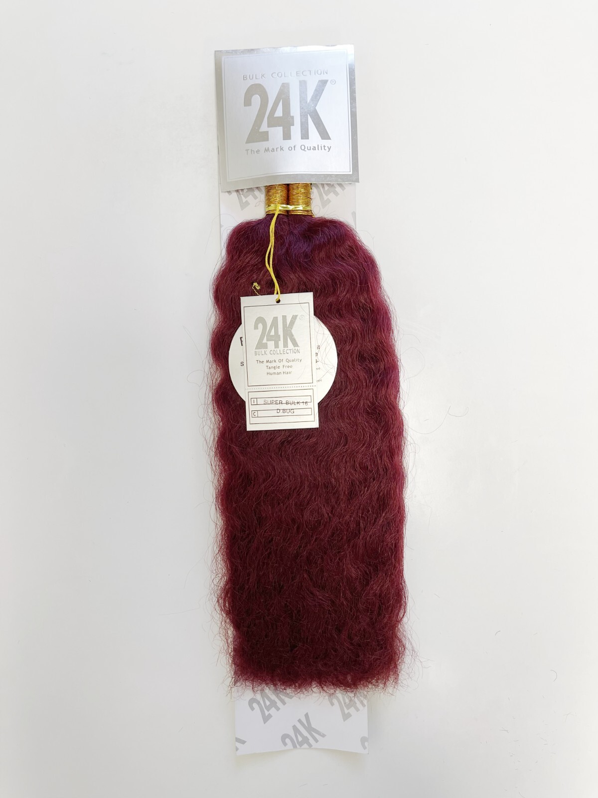 Blended Human Hair Super Wave Bulk Wet Wavy for Braiding 16-24” Select Colors