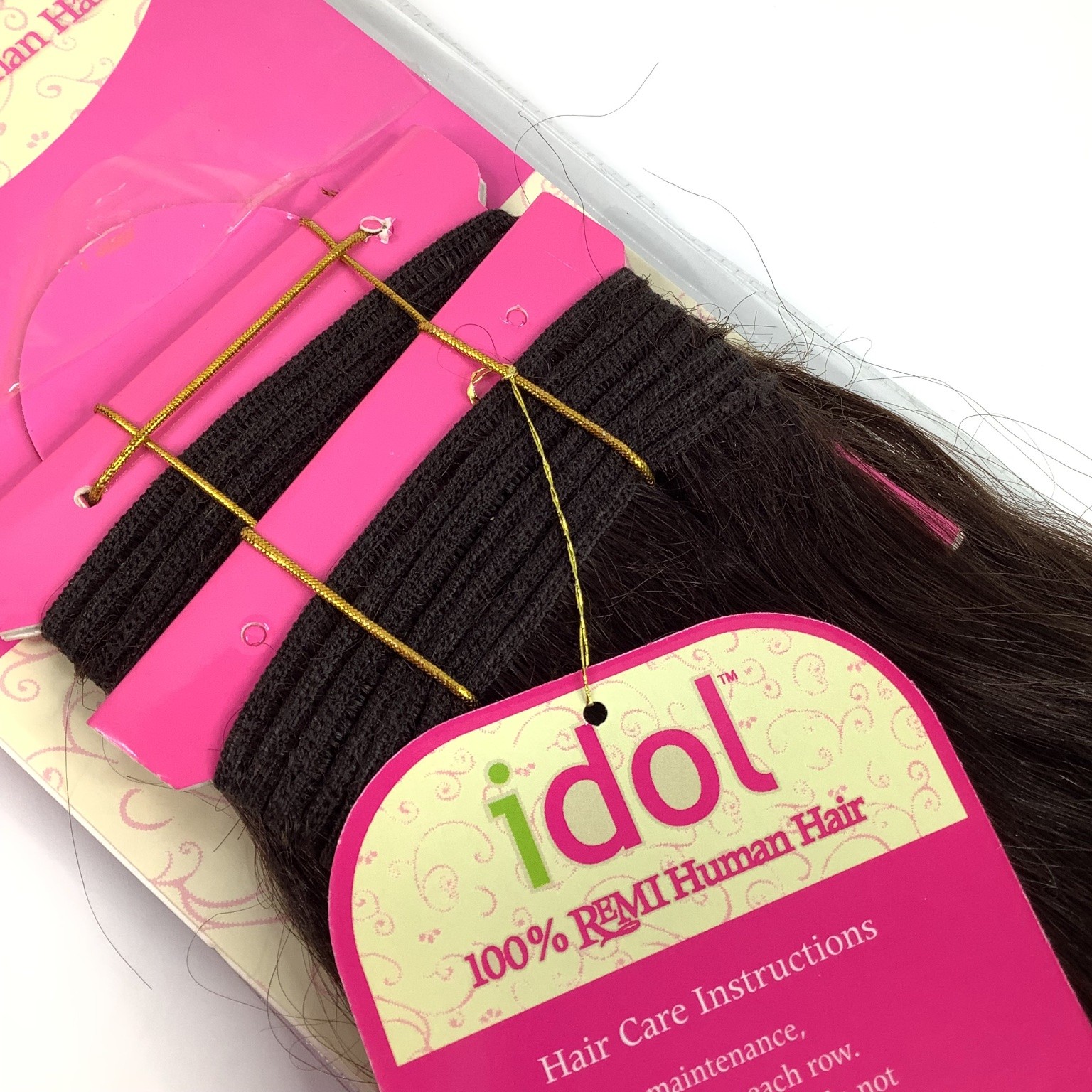 Idol Indian Remi Wet & Wavy 14 Inch Hair Extension Jerry Curl Color 2