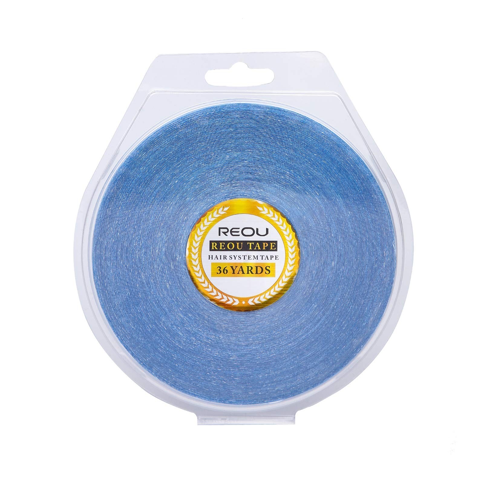 Double-Sided Hair Extension Tape Roll – Waterproof, Strong Hold, 36 Yards, Blue