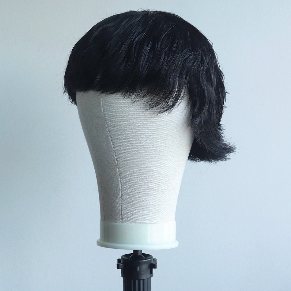 Short Boy Cut Brazilian Remy Human Hair Full Lace Wigs For Men Bob Cut Male Wig