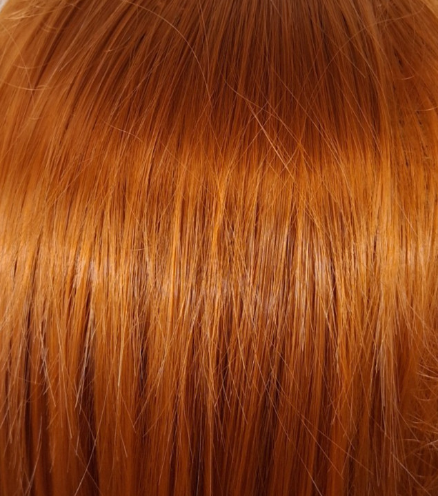 Long Straight wig with Air Bangs High Temperature Synthetic Fiber Heat Resistant