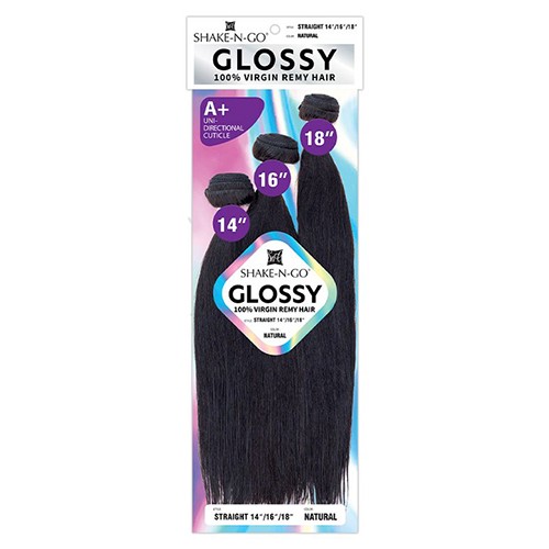 100% Virgin Remy Hair_Shake N Go_Glossy_Straight