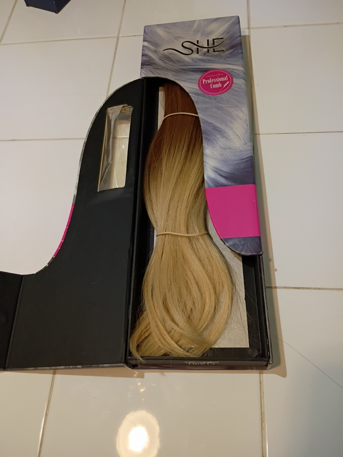 She Flip N Go By Shilo Hair Extension 16”-18” #T8/ 613.100% Remy Human Hair: