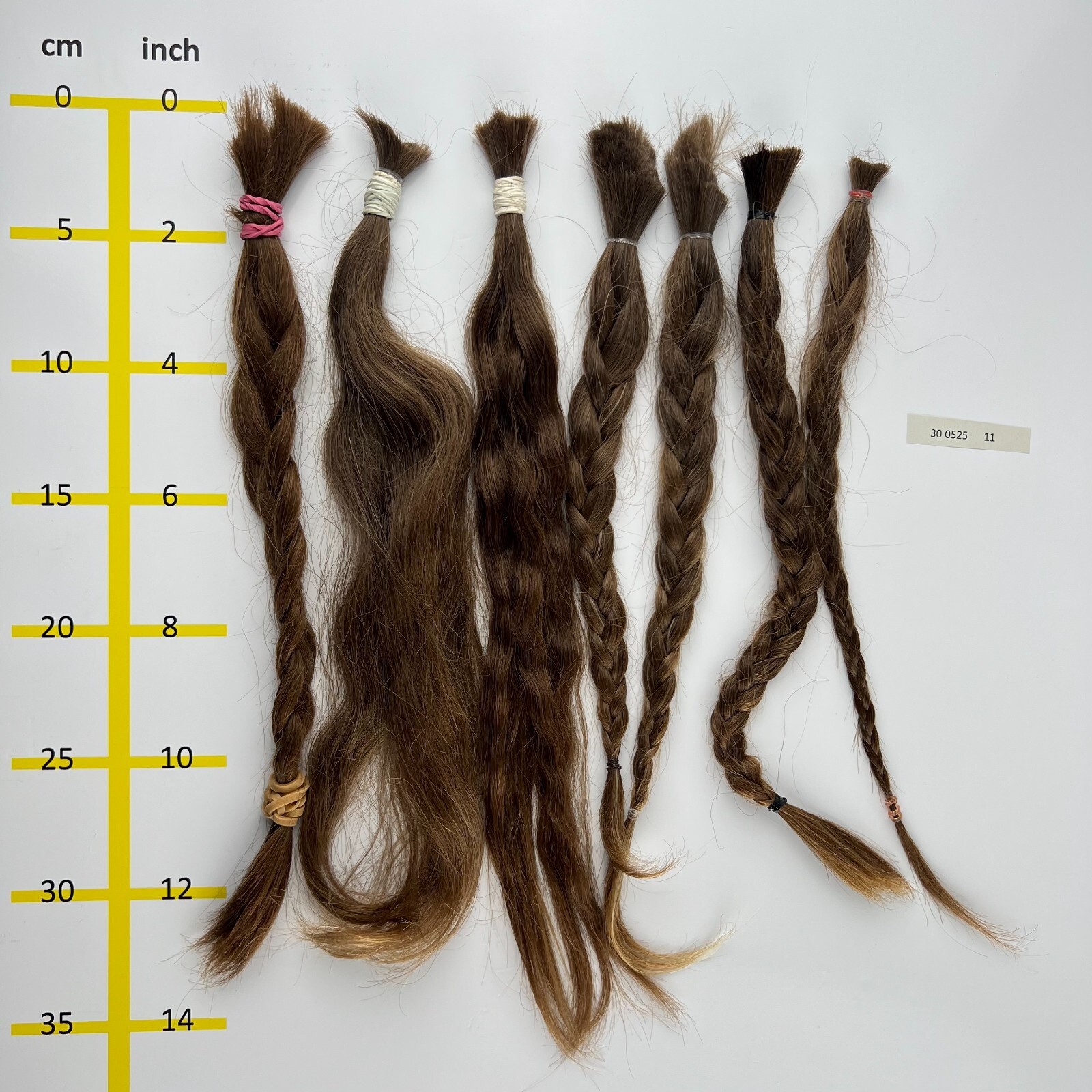 European hair, cut hair, raw hair, Medium Blonde, 12”-14”, min. 100 gr.,virgin