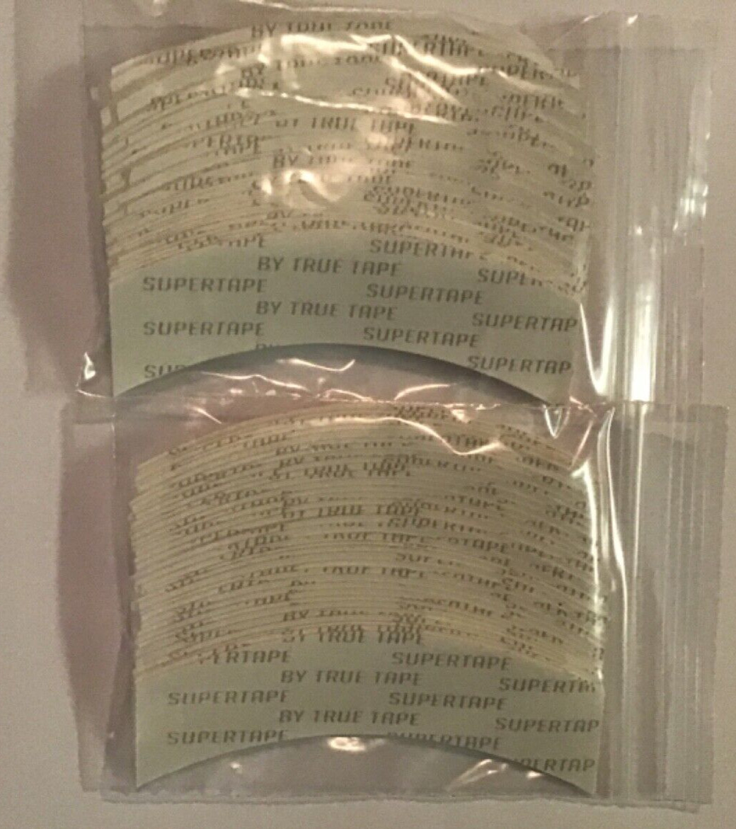 Supertape Lace front Adhesive Tape 72 pieces for hairpiece ,toupee wig system.