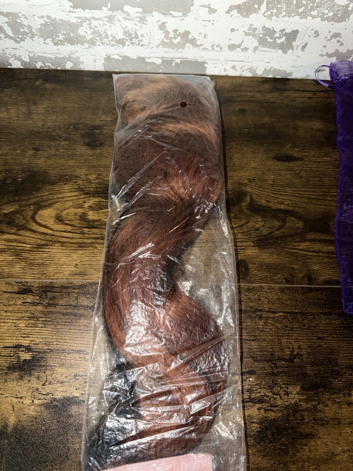 New in Bag! – 28” Wig Hair Piece – Copper Auburn