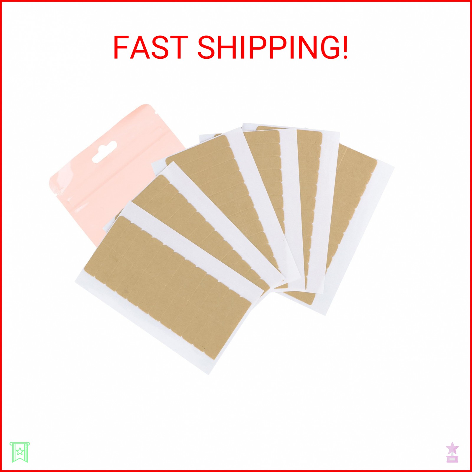GOO GOO Hair Extension Tape Double Sided Adhesive Replacement Tape, Professional
