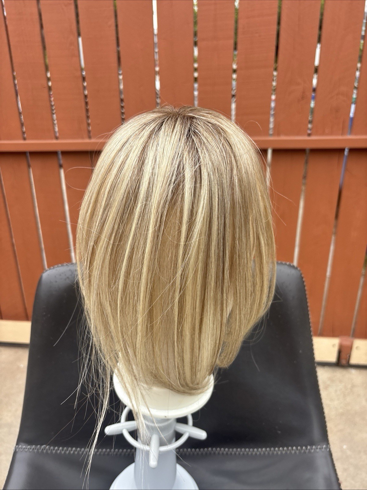 Jon Renau Topper Human Hair Topper Easipart HH Shaded Praline 12FS8 New