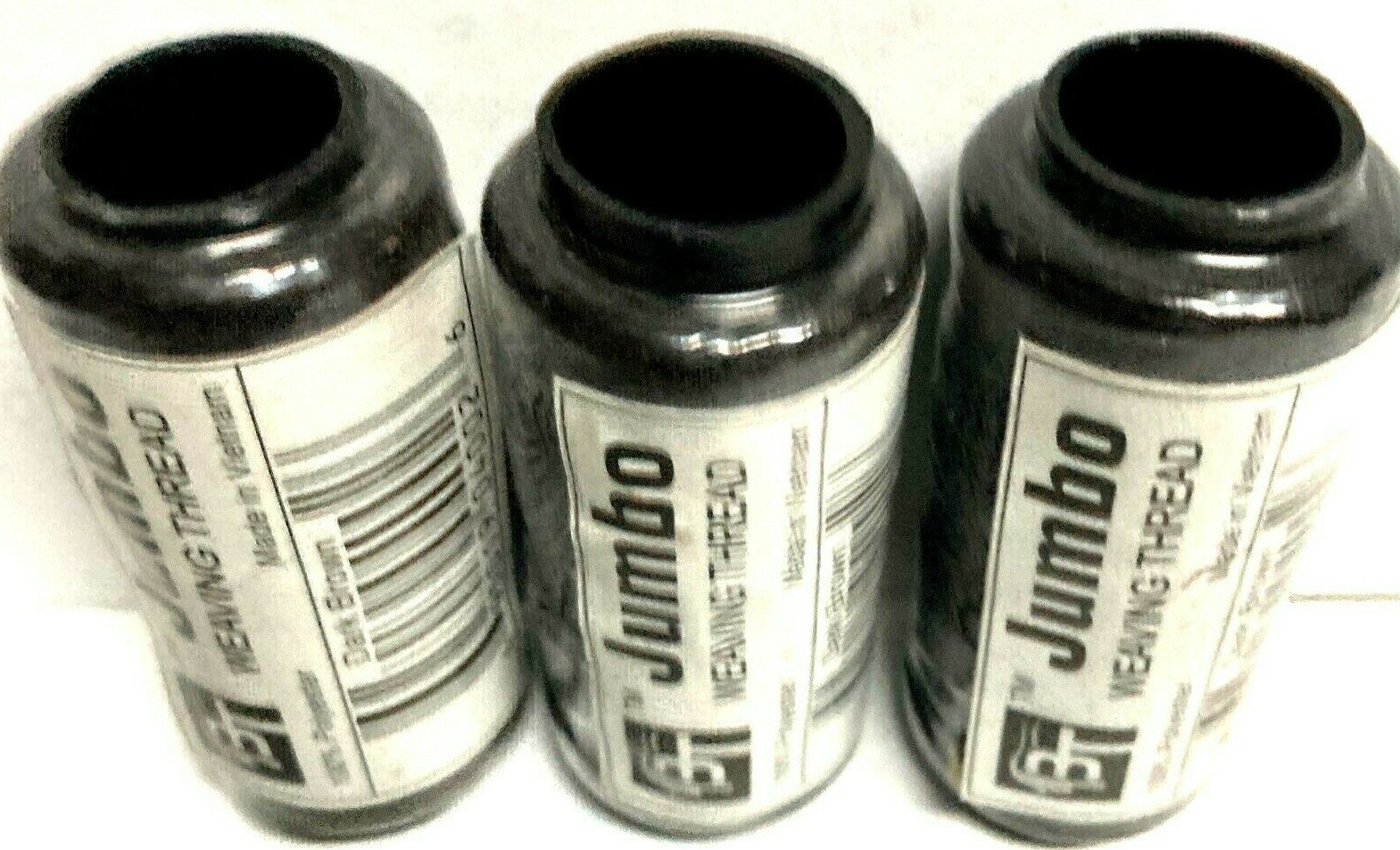 3 DARK BROWN WEAVING THREAD FOR WEFT HAIR BRAID EXTENSIONS 100% POLYSTER