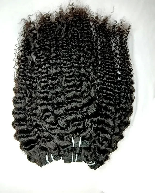 4 Bundles Deal – Kinky curly Raw Indian Temple Human Hair | Bella Hararo