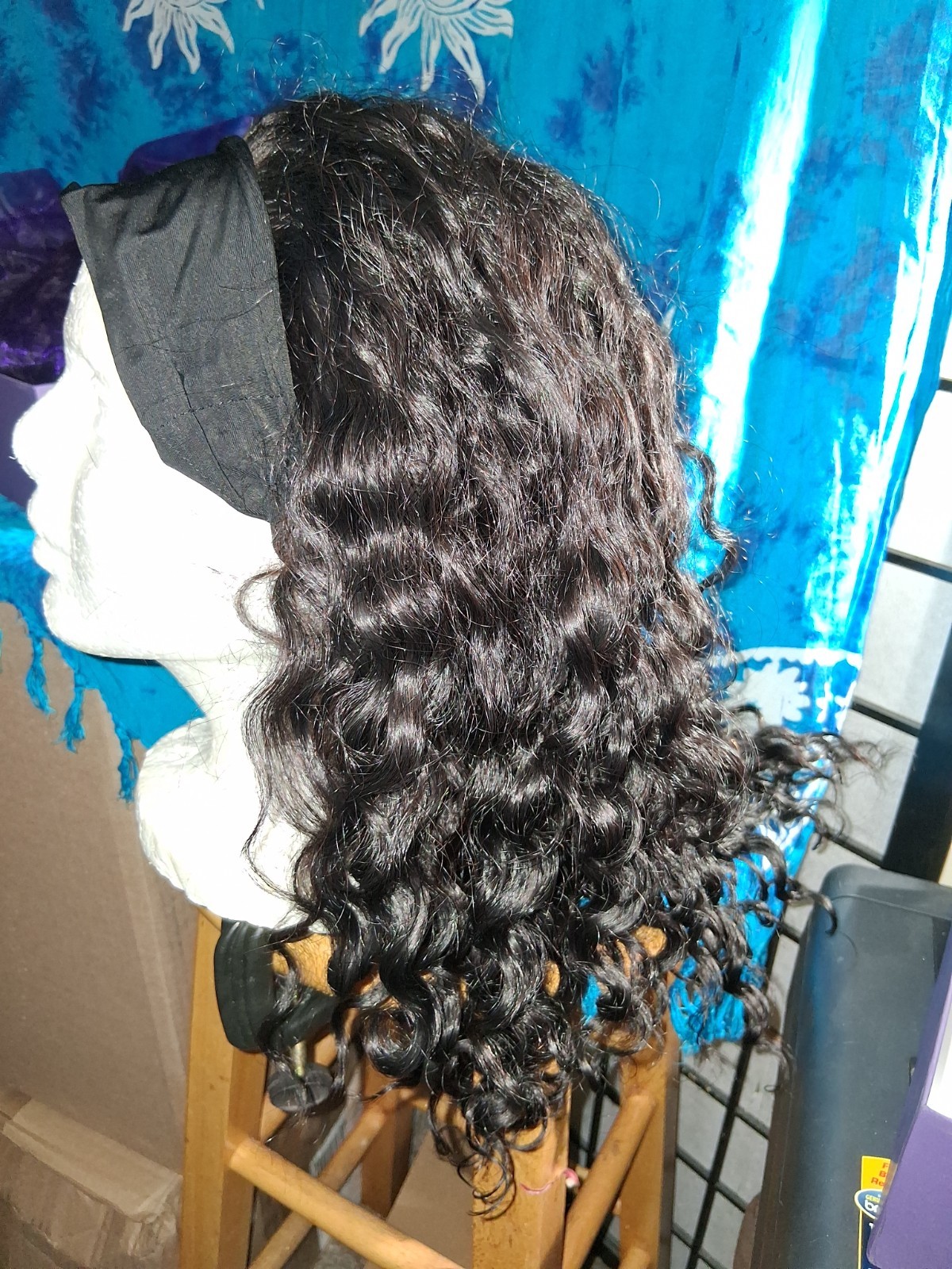 LUVME 4c Ready To Go Headband Wig 16 Inch Preloved