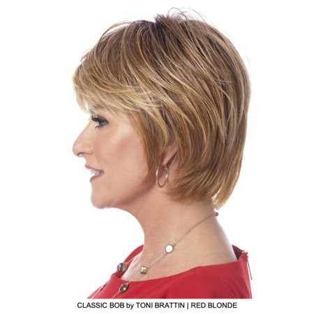Toni Brattin Classic Bob Wig Light Gray – Short Straight Average Cap