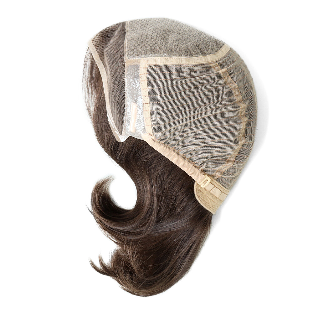 Women Wigs European Virgin Hair System French Lace Front Injection Lace EW40-8”