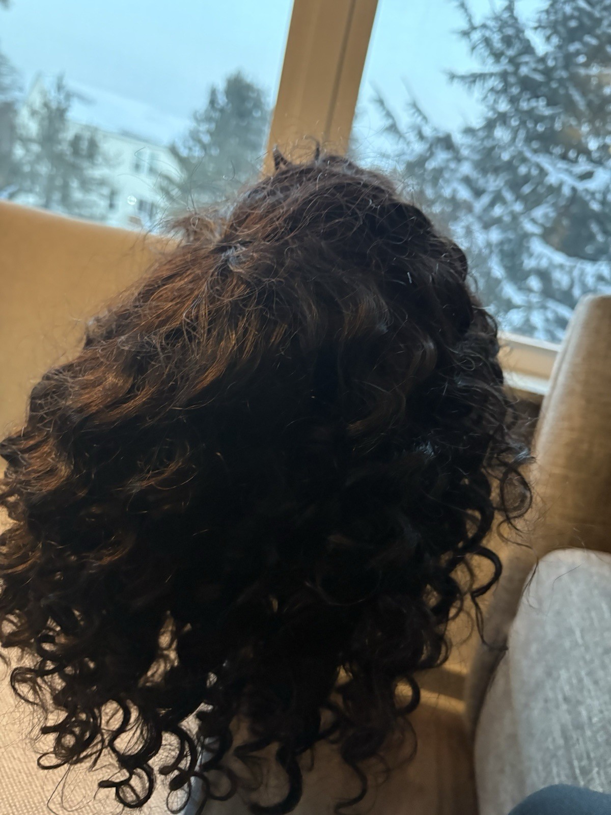 Luvme Hair Human Hair Wig – 12” Length – Natural Black – Lace Front – Pre-Owned