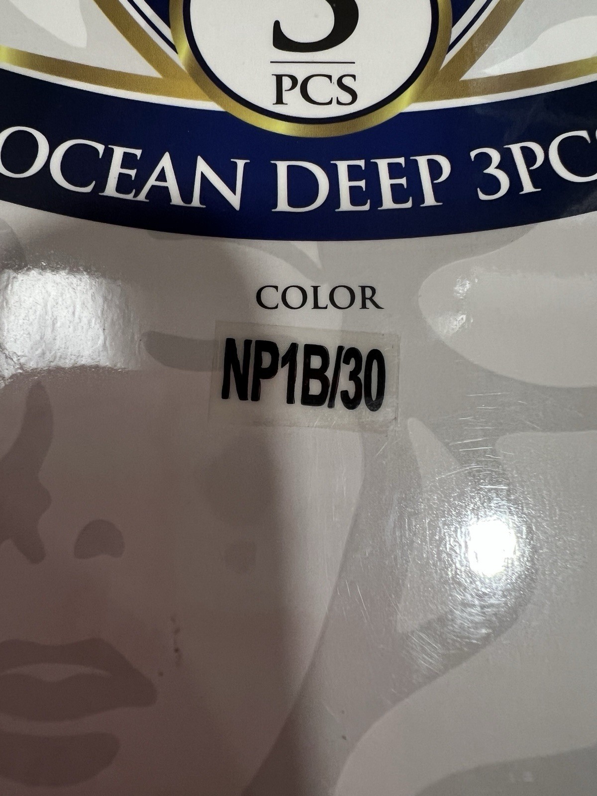 Cuticle Remy XQ Shirt Cut 3 Piece Ocean Deep Color NP1B/30 100% Human Hair NEW