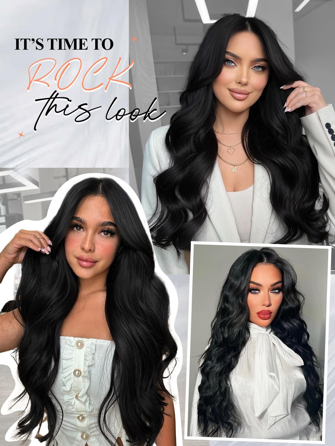 Hanne Fashion Invisible Beaded Weft Hair Extensions Human Hair Dual-Use Micro