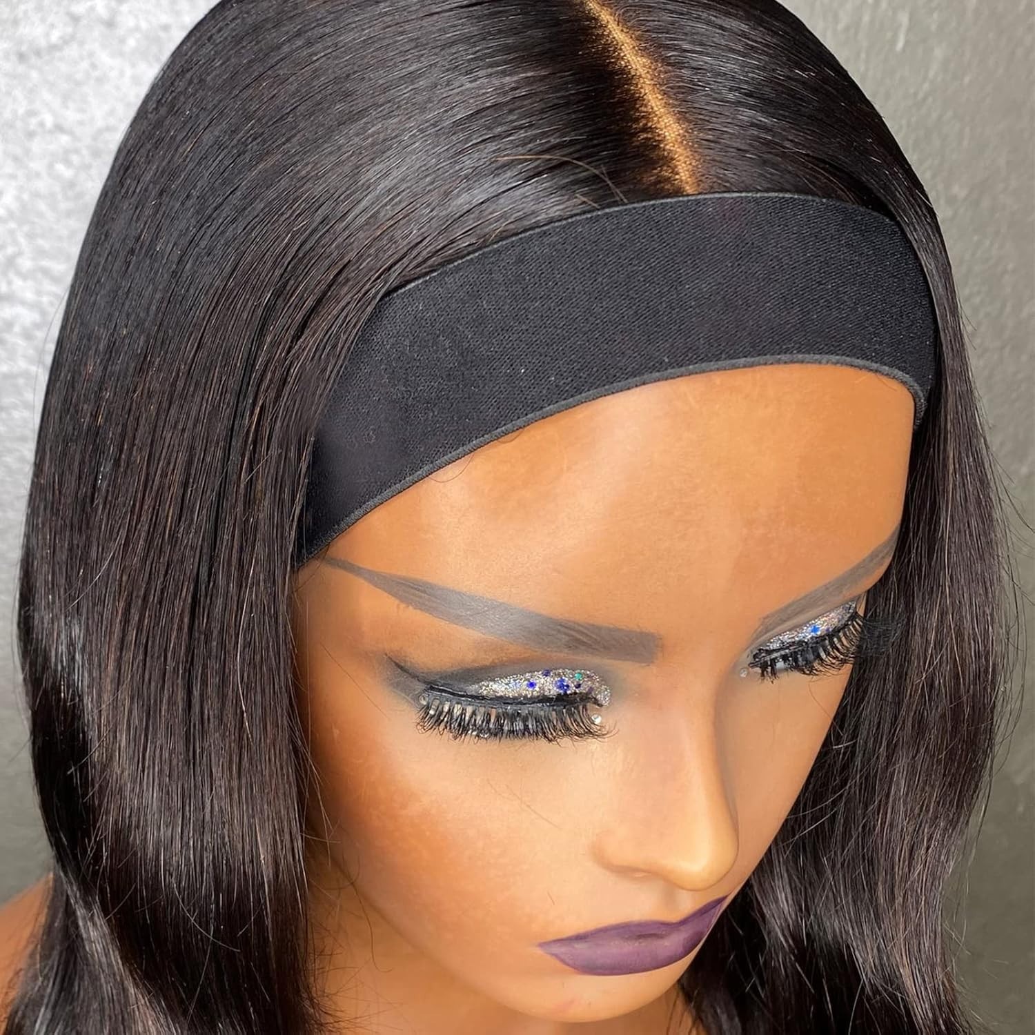 2 Pack Adjustable Elastic Wig Melting Bands for Seamless Lace Application