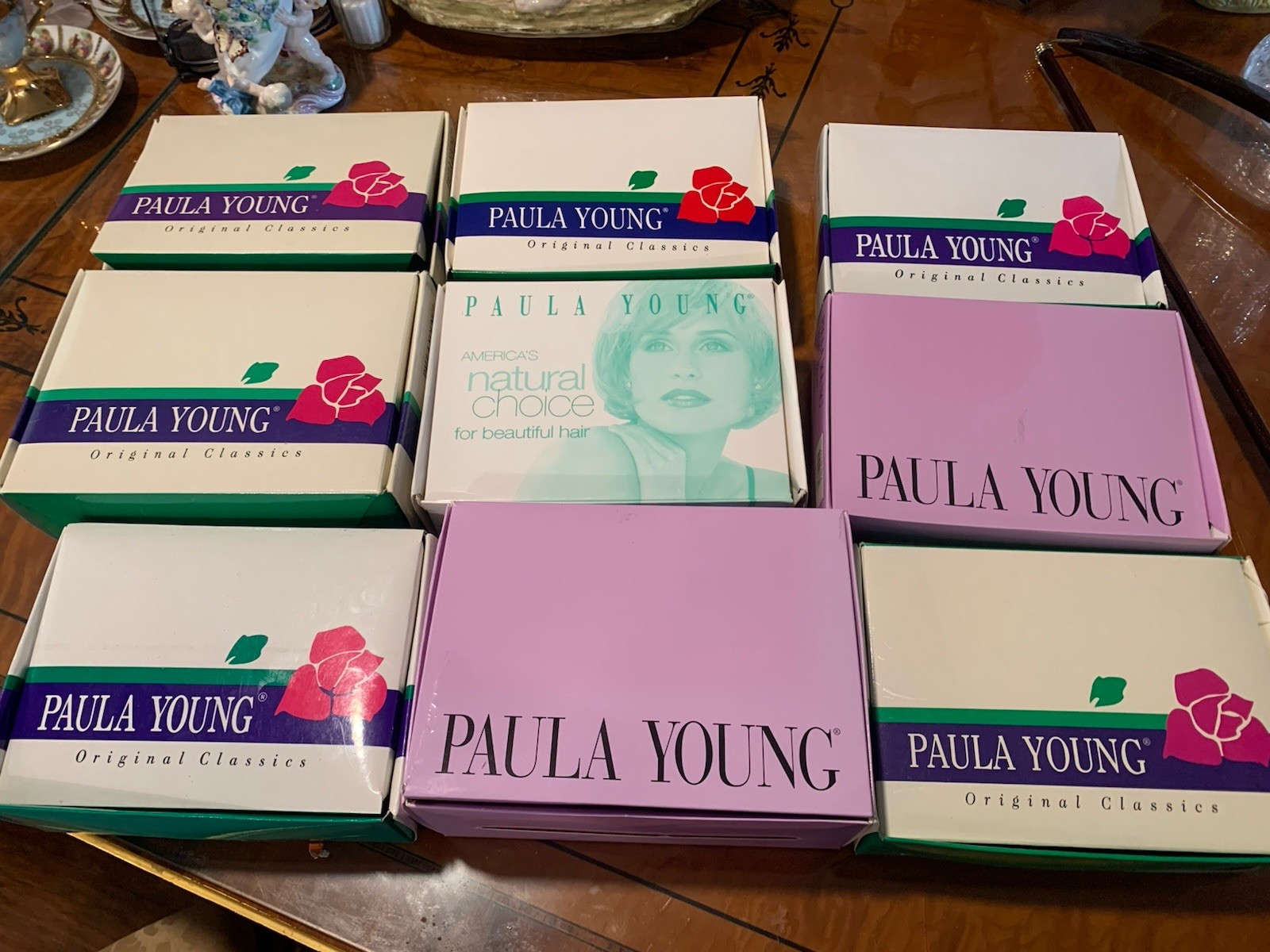 paula young Vintage Wigs Lot Of 9 Boxed with Labels Unused Free Shipping Clean!