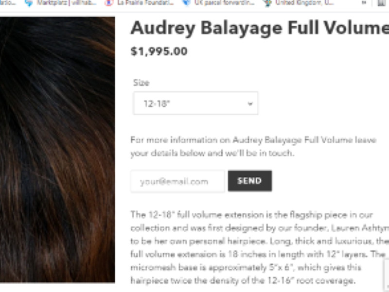 Lauren Ashtyn European Custom Luxury Full Volume Human Hair Topper 21″