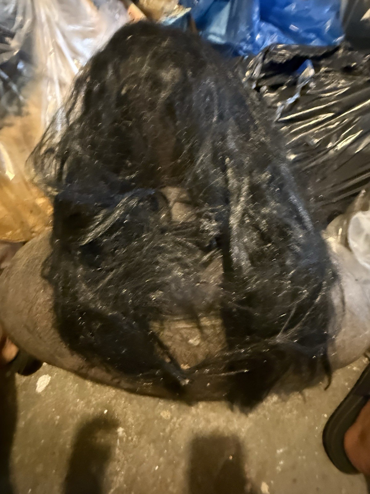 This is a life-size bust of the Uruk-hai leader Lurtz from The Lord of the Rings