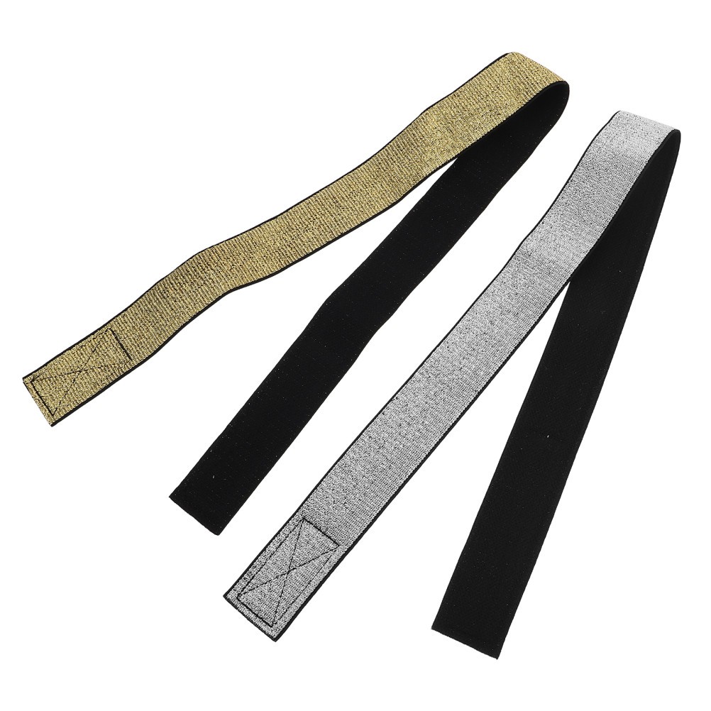 2 Pcs Front Laying Strap for Wigs Adjustable Elastic Band Belt Wrap