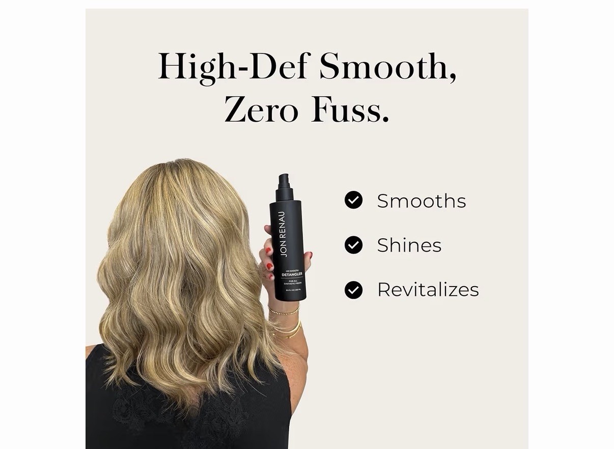 Jon Renau HD Smooth Detangler For All Synthetic Fibers 8.5 Fl Oz Fast Shipping￼
