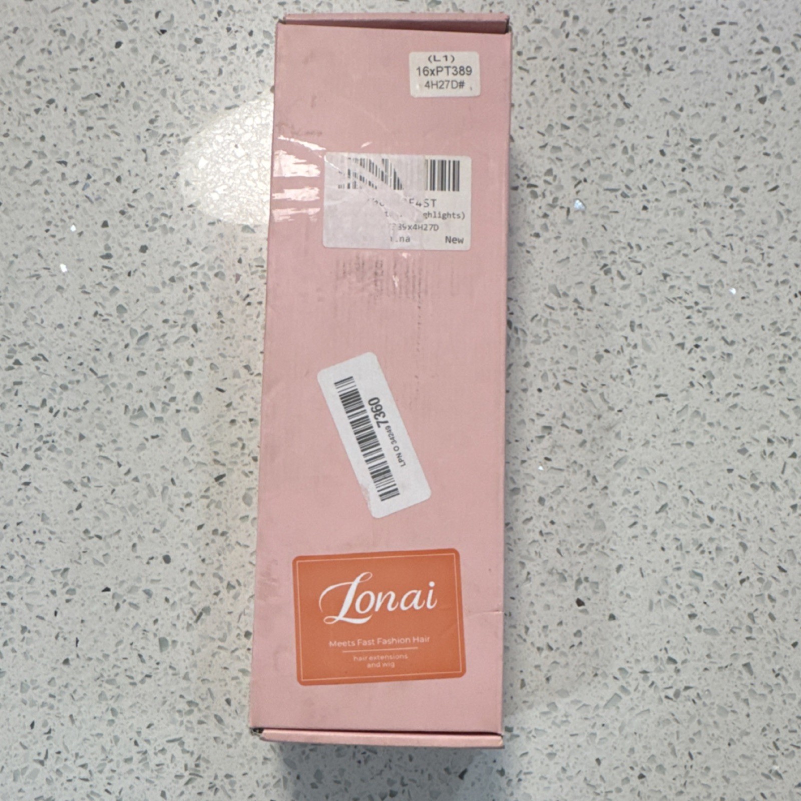 Lonai Clip-In Synthetic Hair Extension 16 in Dark Brown Heat Resistant