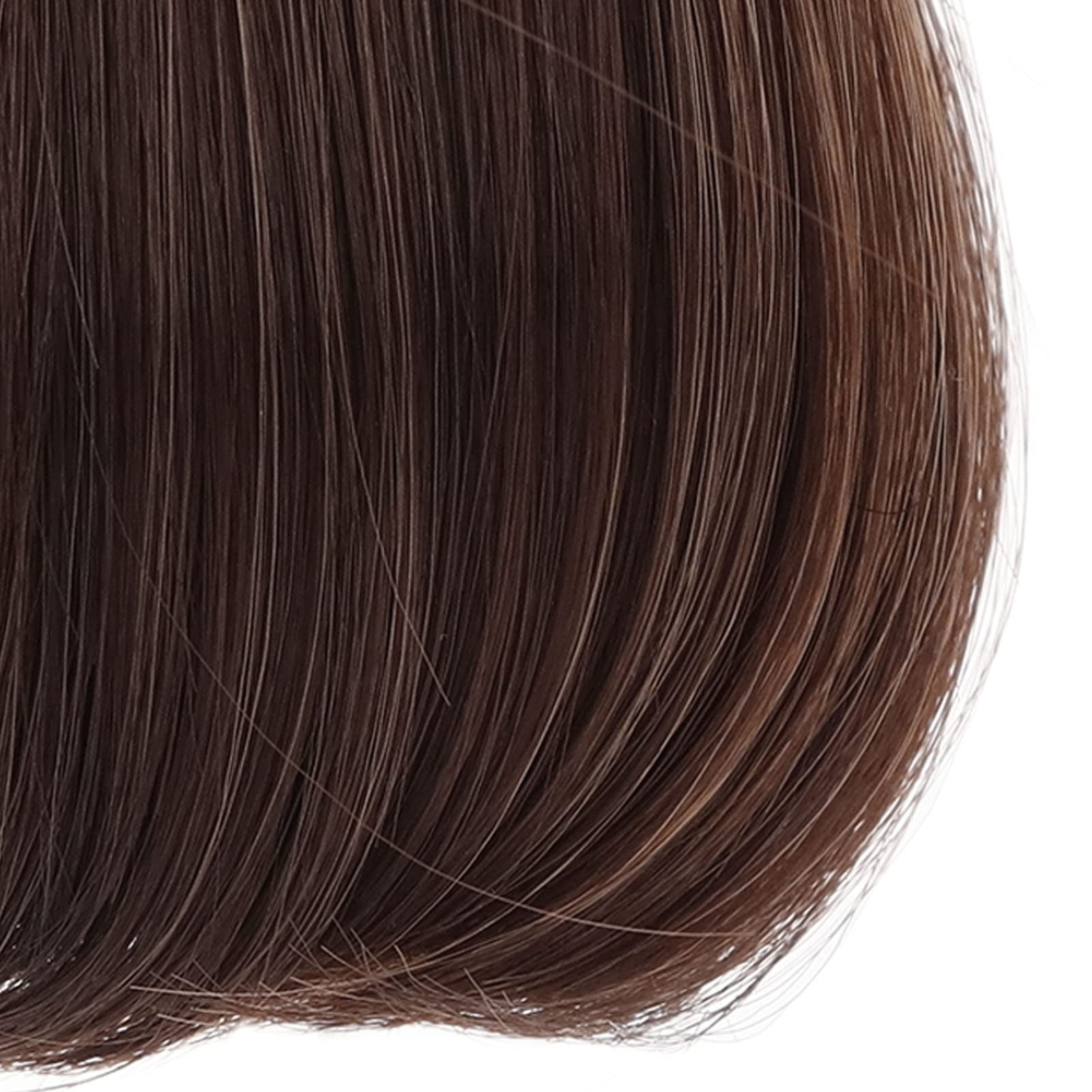 Fdit Doll Wig, Internal 1/3 doll size (21 ~ 24cm / 8.27 ~ 9.45in), Dark Brown