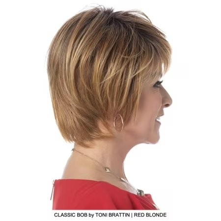Toni Brattin Classic Bob Wig Light Gray – Short Straight Average Cap