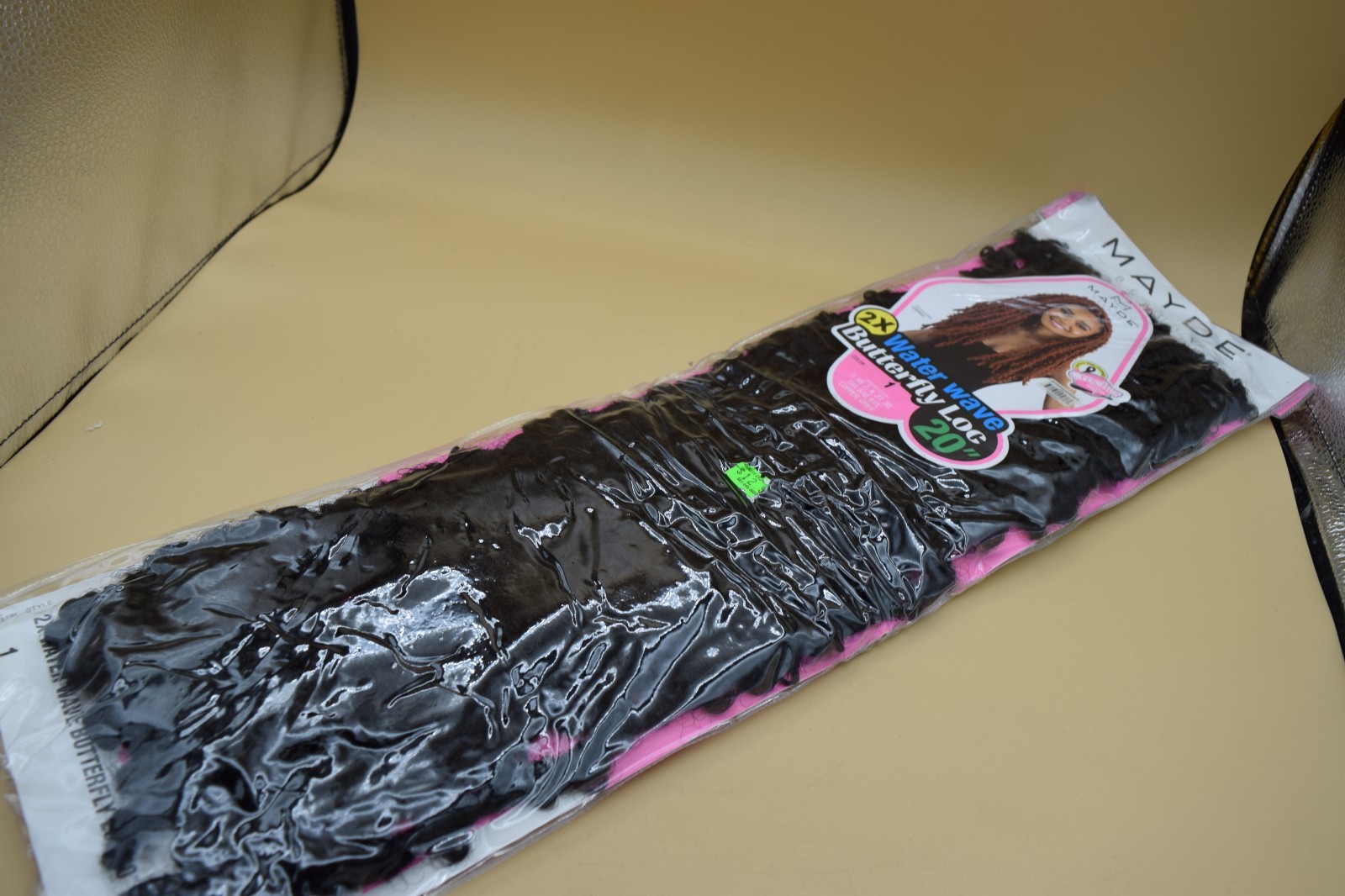Mayde Braid 2X Water Wave Butterfly Loc 20″ Color 1
