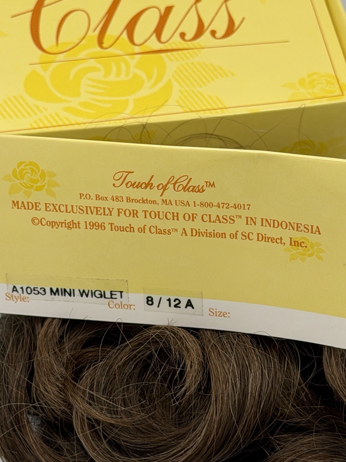 New Paula Young A 1039 Delite Color 8/12A Brown Mini Wiglet Glitz Baby Pageant