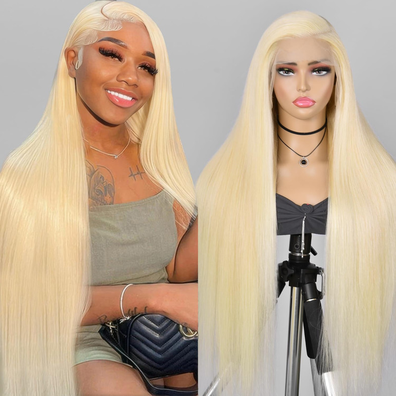 Alididi 30Inch 613 13X6 Lace Front Wig Human Hair 150 Density 613 Lace Front
