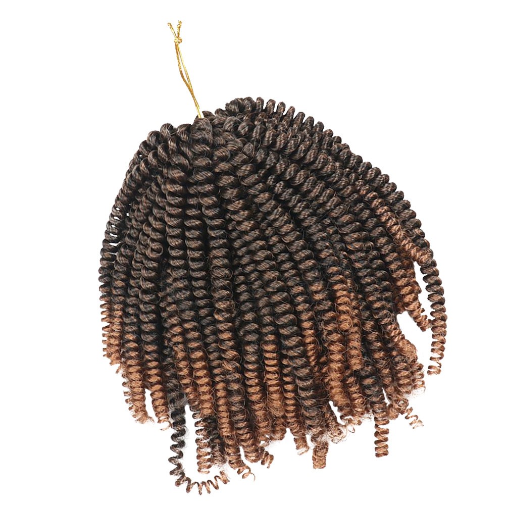 1Pcs Durable Dark Brown Spring Braids Crochet Hair Extensions for Decoration
