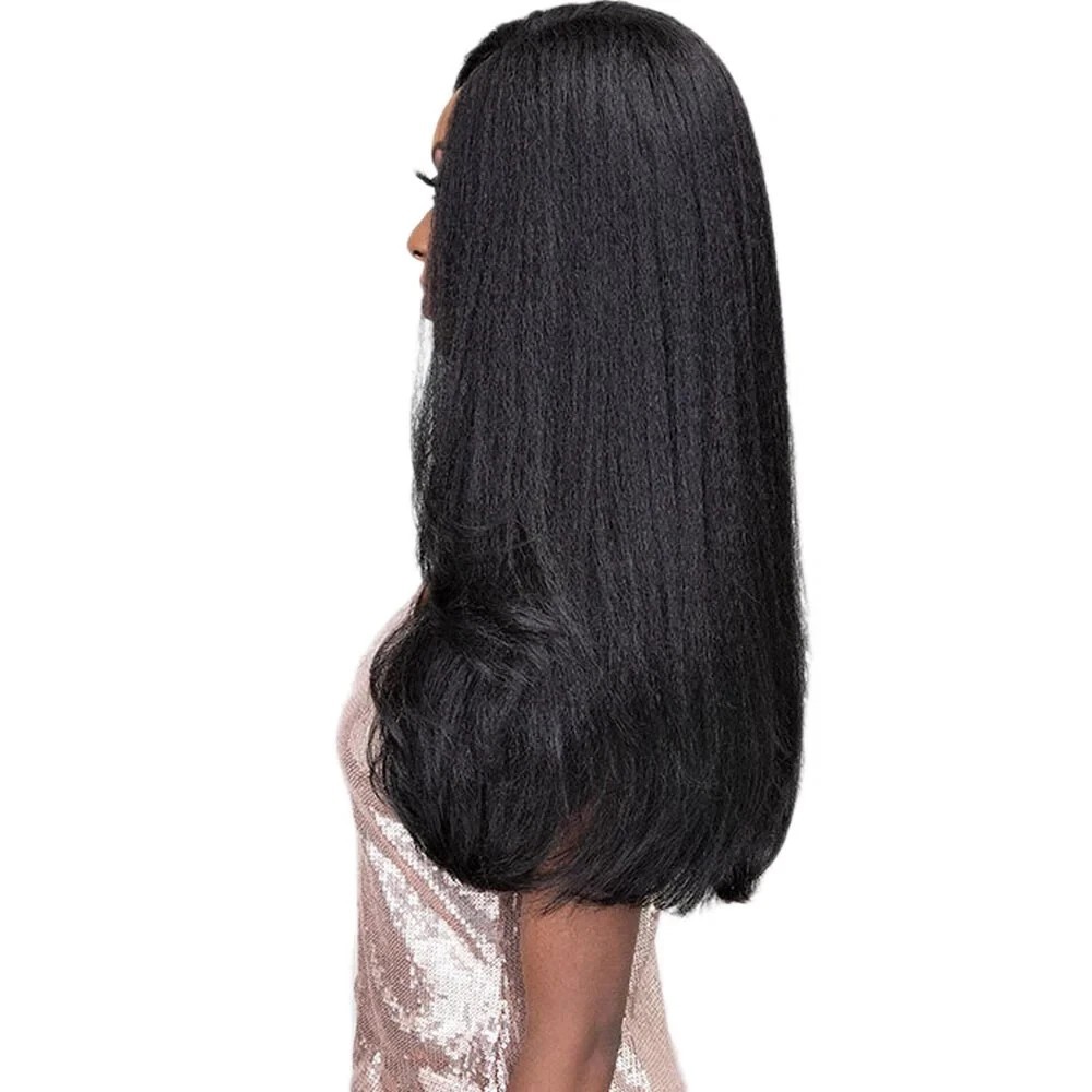 Janet Collection Natural Me Blowout Deep Part HD Lace Wig- TAMILA (DR1B/GLDNBRN)