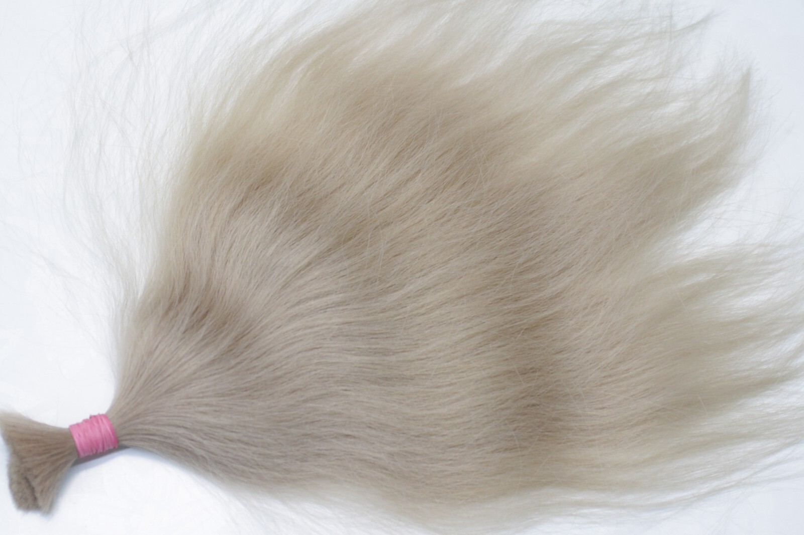 LUX European Ukrainian Natural THIN Hair Slavic Blond 44cm/17,3″ & 56gr/1,98oz
