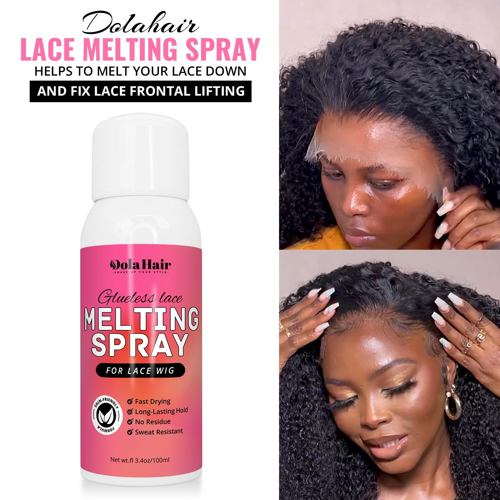 Lace Melting Wigs Glueless Bond Adhesive Front Hair Styling Liquid Tool For Wig