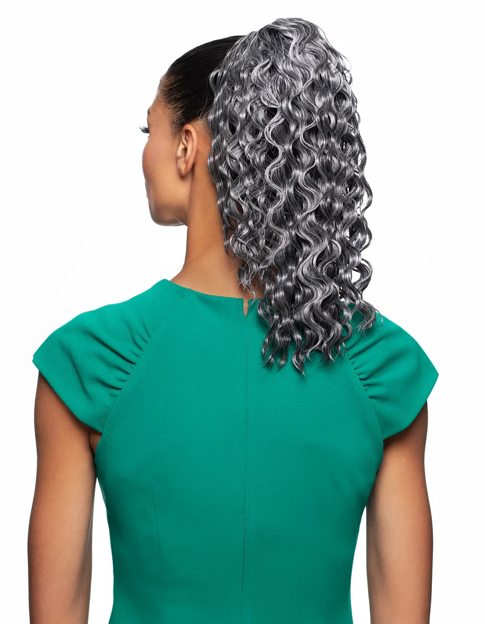 Foxy Silver DS 28, Ponytail Hair, Effortless style, Gorgeous curls