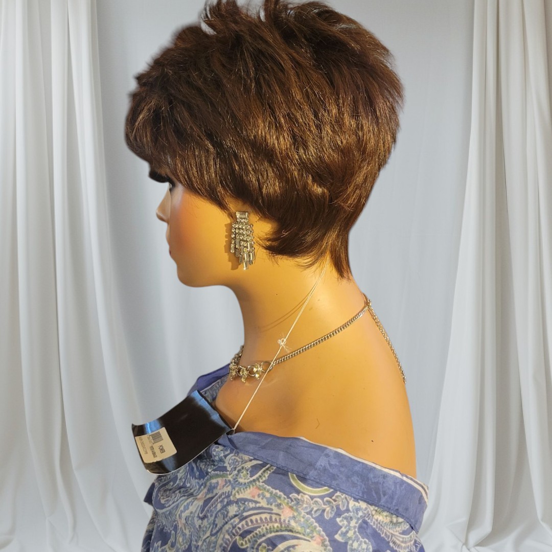 Raquel Welch Power PA Short Spiky Wig, R6/30H Chocolate Copper by Hairuwear