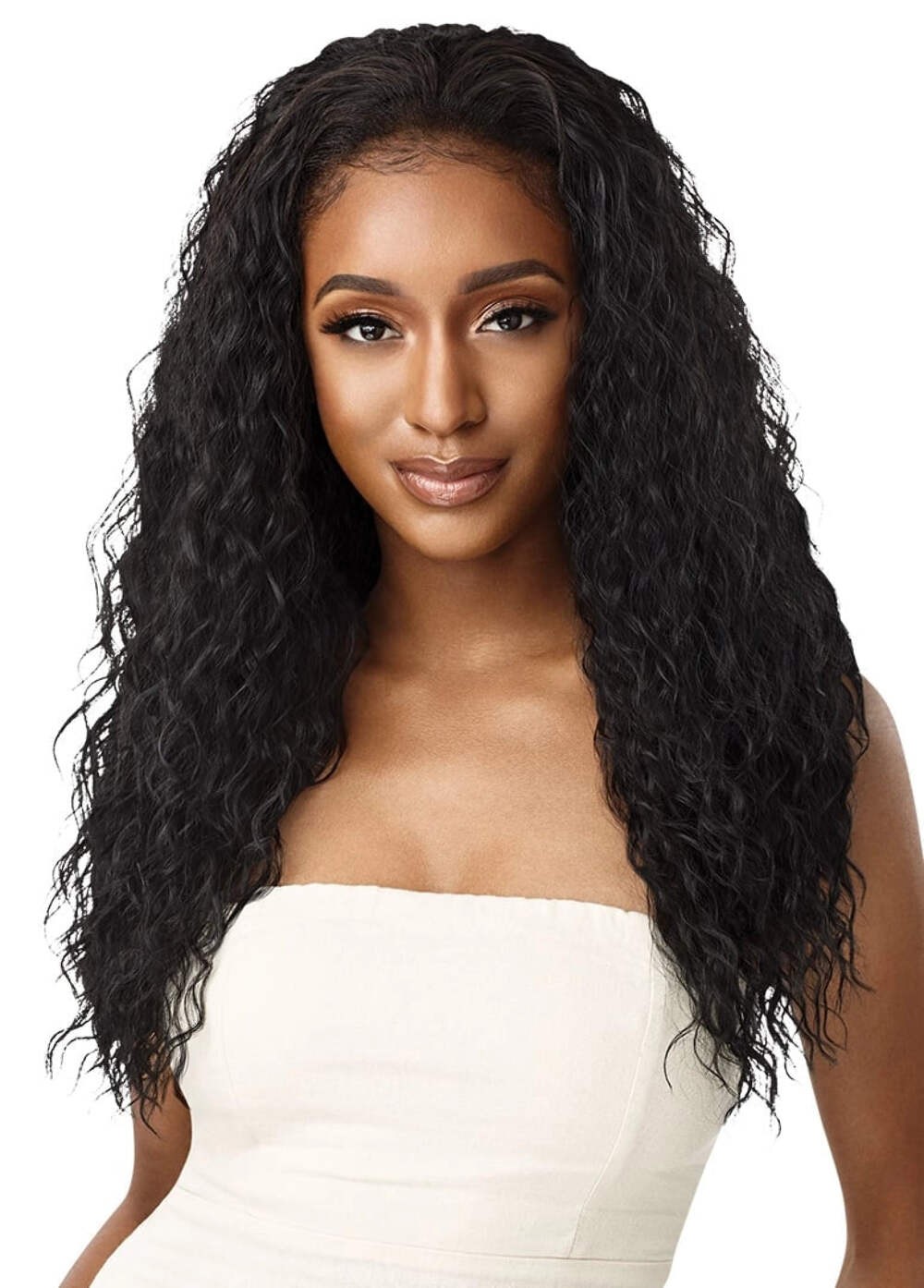 Outre – Quick Weave Half Wig BEACH CURL 24″