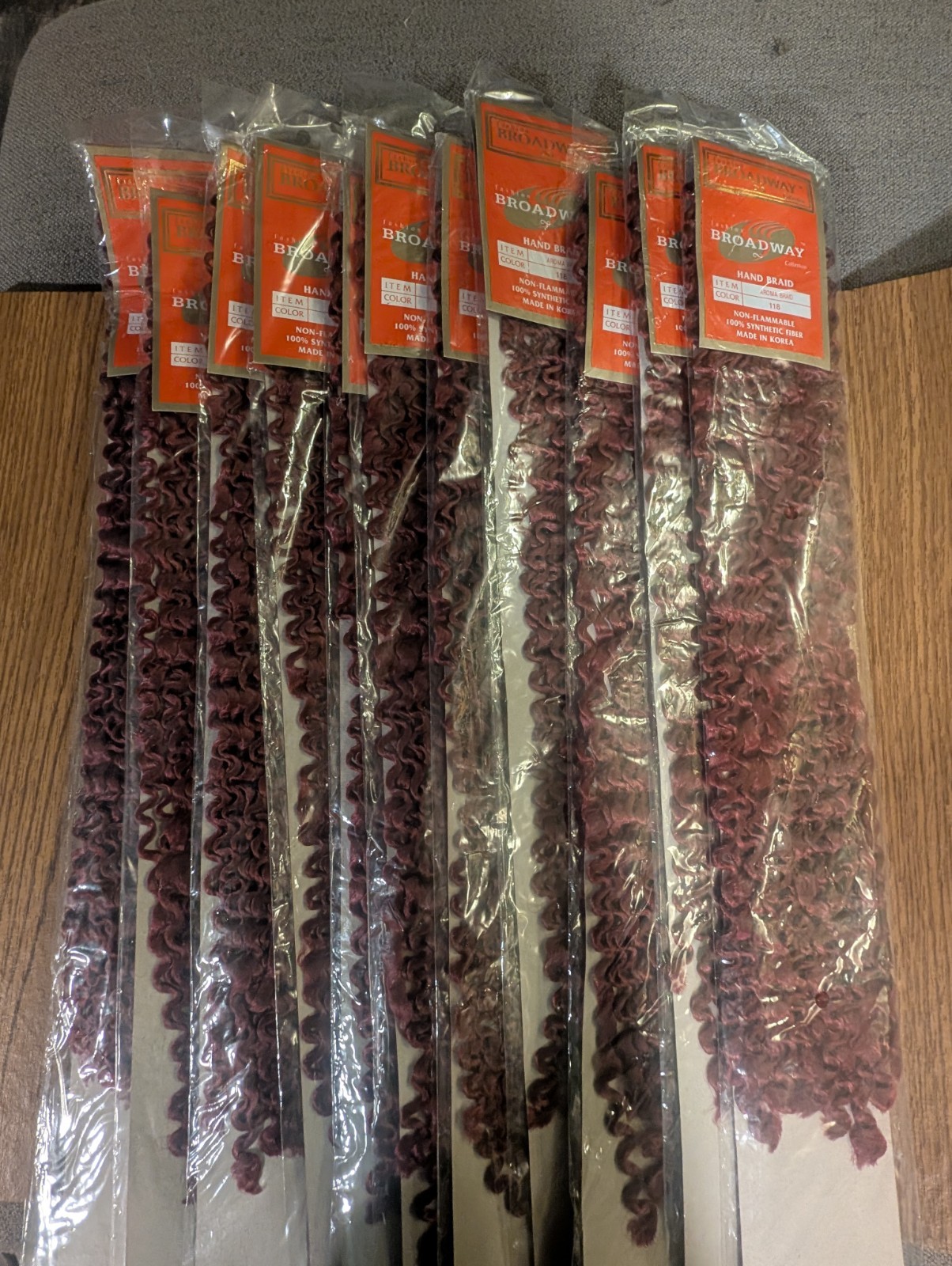 Large Lot of New Hair Braids Hair Ext.- Mixed Brands, Colors, Lengths,Texture