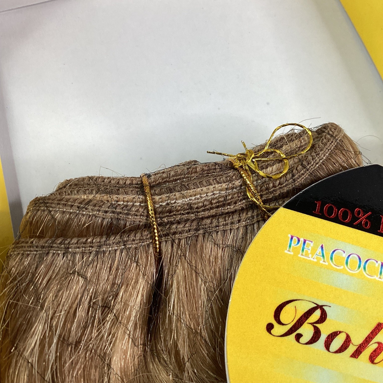 PEACOCK Bohemian Body Wave 14″ Human Hair Extensions F14/24 Cuticle Free
