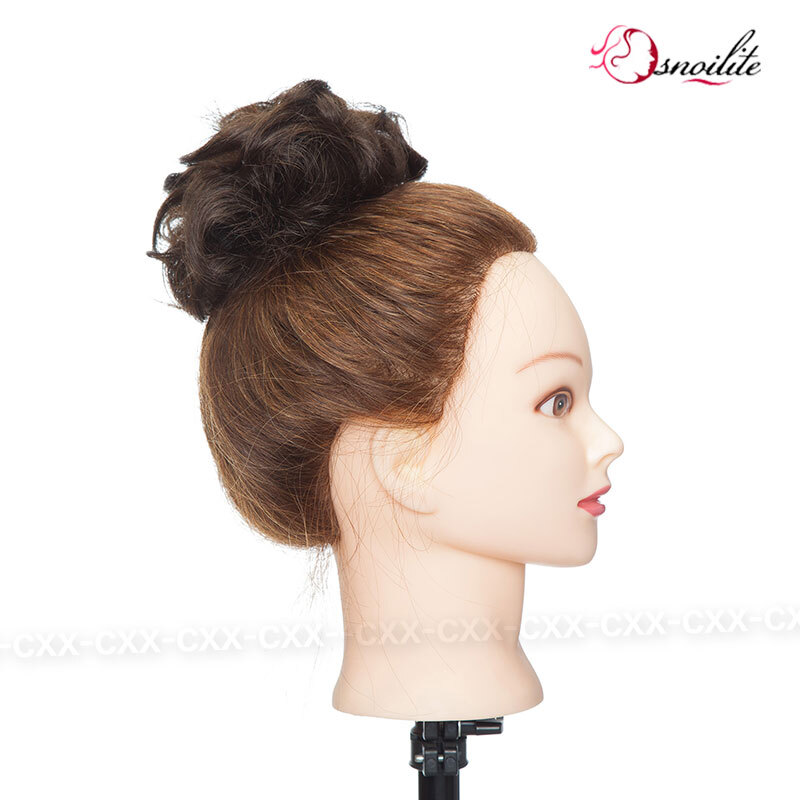 Real 100% Human Hair Messy Bun Scrunchie Piece Clip In Extensions Ponytail Cover