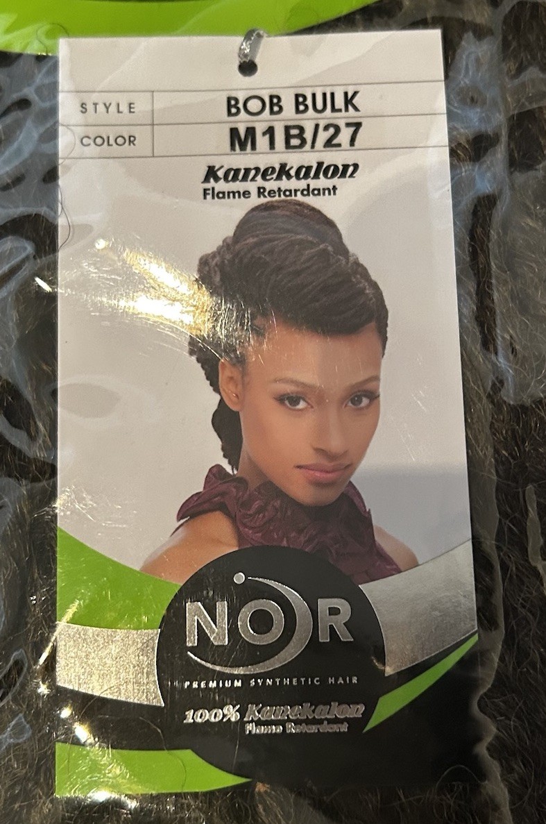 Janet Collection Noir Caribbean Style BOB Bulk M1B/27 Hair Synthetic