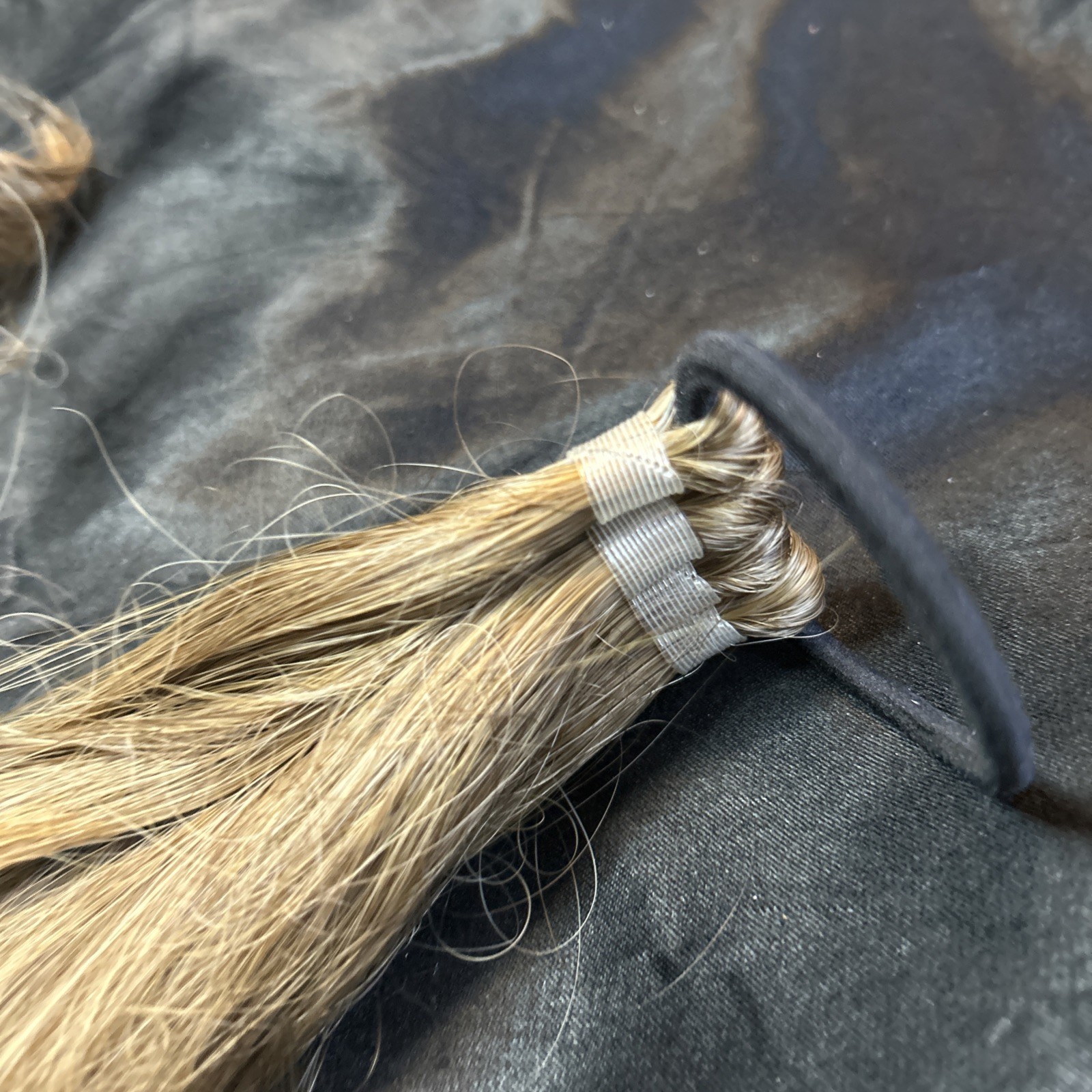 Lot Clip In Hair Extensions Brunette 13- 22” Long 8 Clip In Pieces Same Color
