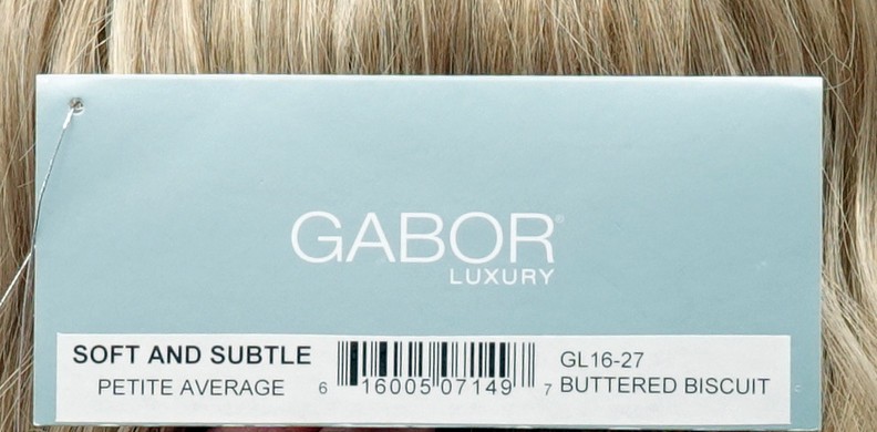 SOFT & SUBTLE Wig by Gabor GL16/27, Petite/Average CLEARANCE MonoPart +Lace Frt