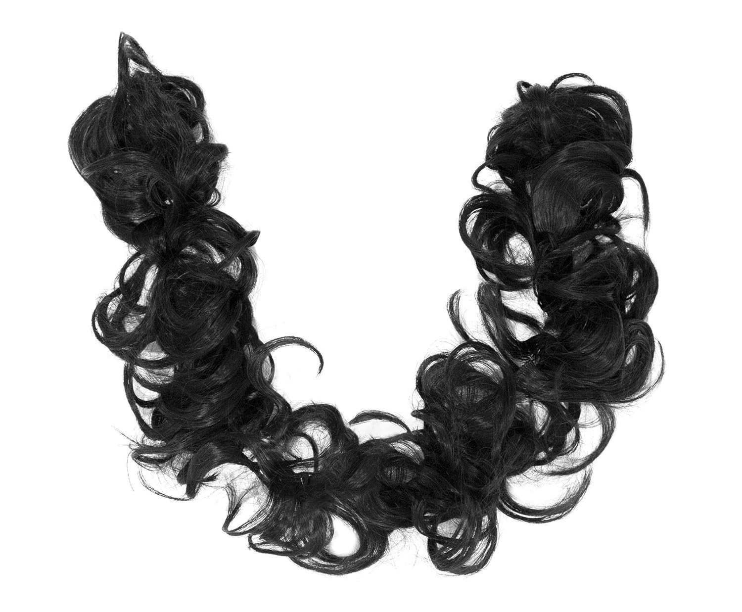 @ Hair Juda Extension For Women Multi-Purpose Black Color 66Gm f174